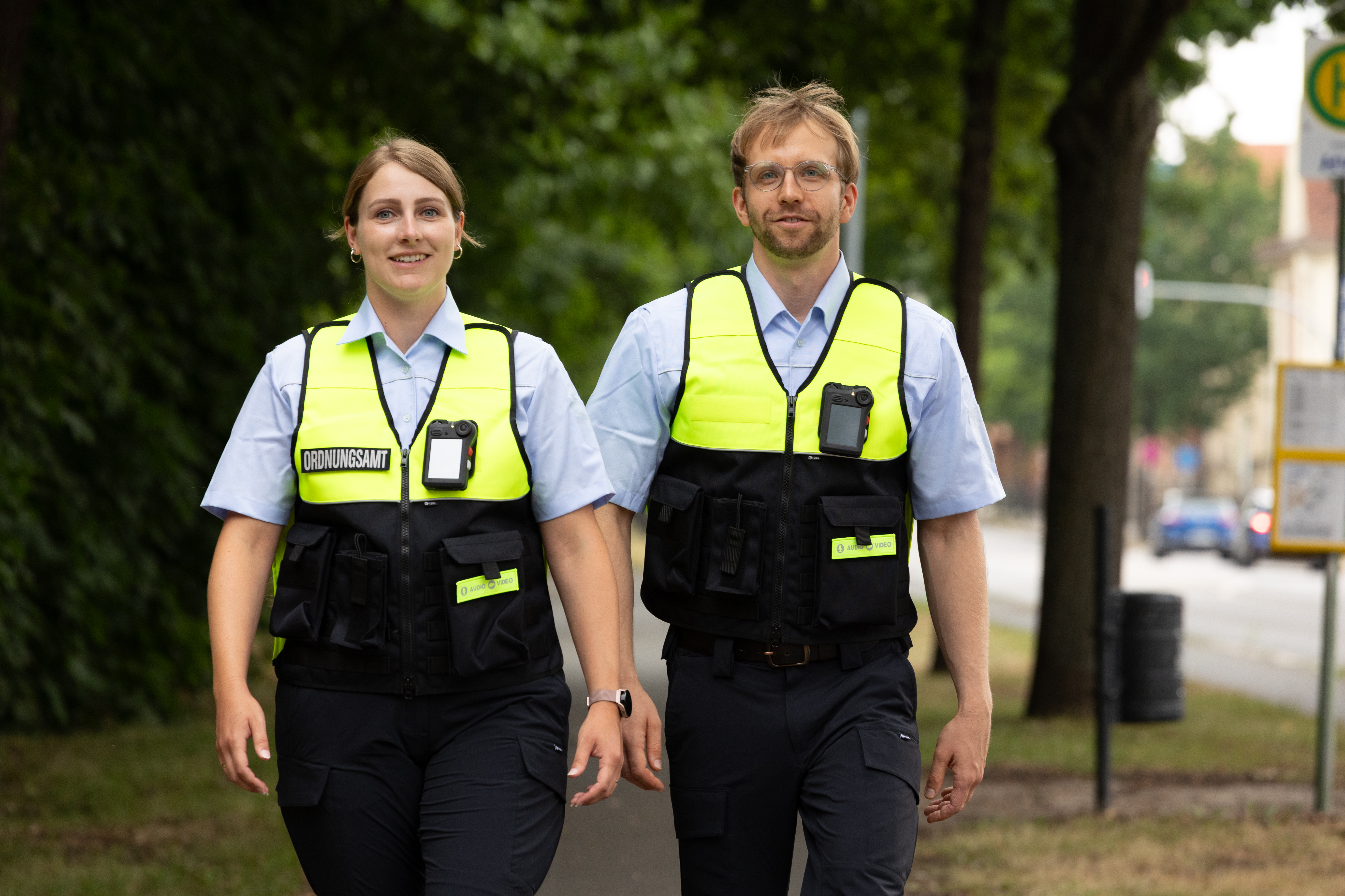 Ordnungsamt mit NetCo Body-Cam